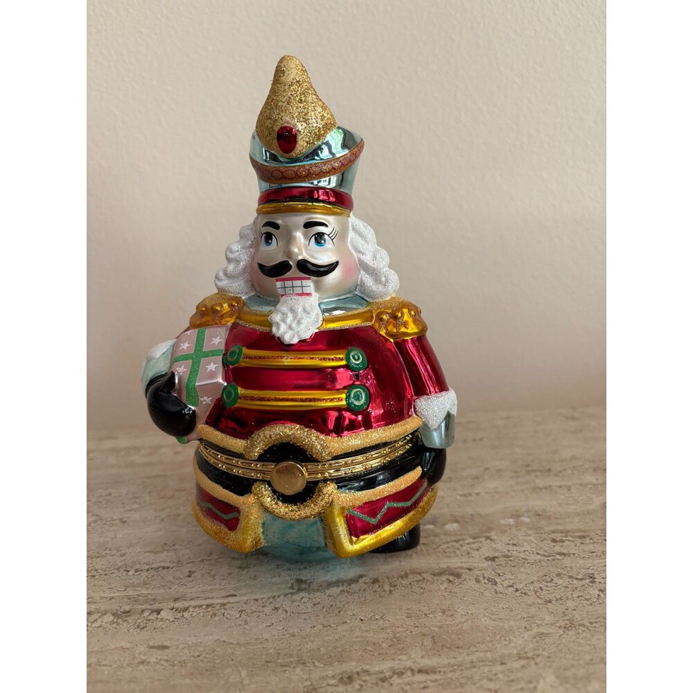 Christopher Radko Santa Nutcracker Trinket Box